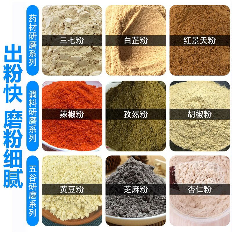 德國磨粉機商用家用粉碎機打粉研磨機小型超細五穀中材破壁機