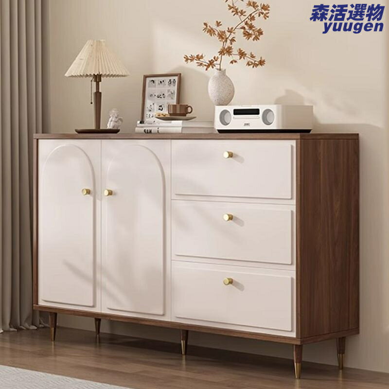 【小戶型神器】實木鬥櫃 五斗櫃 抽屜櫃 儲物櫃 收納櫃 床尾櫃 靠牆窄款 法式復古設計 臥室客廳儲物收納