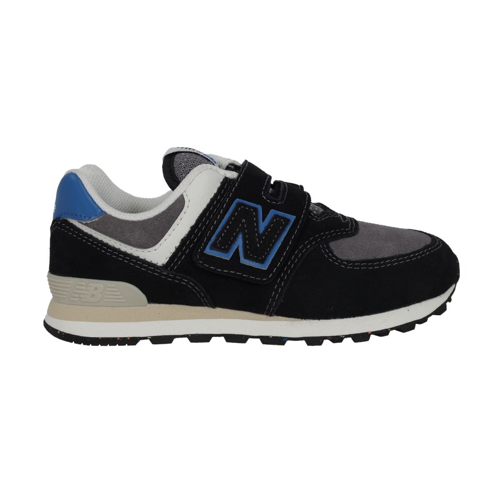 NEW BALANCE 男中童復古慢跑鞋-WIDE(免運 魔鬼氈 寬楦 NB「PV574QRB」≡排汗專家≡