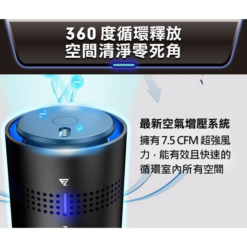 【FUTURE LAB.未來實驗室】N7車用空氣清淨機 空氣淨化器 負離子空氣清淨機 除異味煙味【JC科技】 7