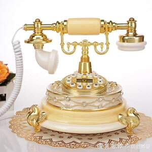 歐式電話機新款 仿古電話機 家用經典座機 高檔奢華復古電話機