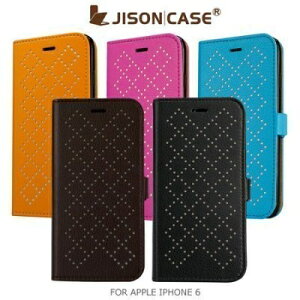 JisonCase APPLE iPhone 6 4.7吋 超纖左翻插卡皮套 側翻可立式皮套【出清】【APP下單最高22%點數回饋】