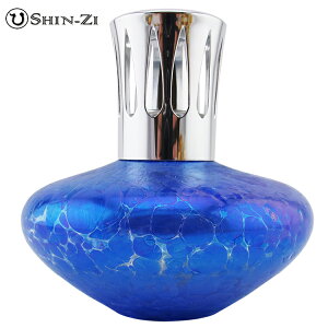 (200ml)大手工薰香精油瓶(飛碟款式-紫點五彩) 玻璃薰香瓶 薰香瓶 玻璃瓶