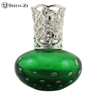 (50ml)小手工薰香精油瓶(手工小飛碟-綠氣泡) 玻璃薰香瓶 薰香瓶 玻璃瓶