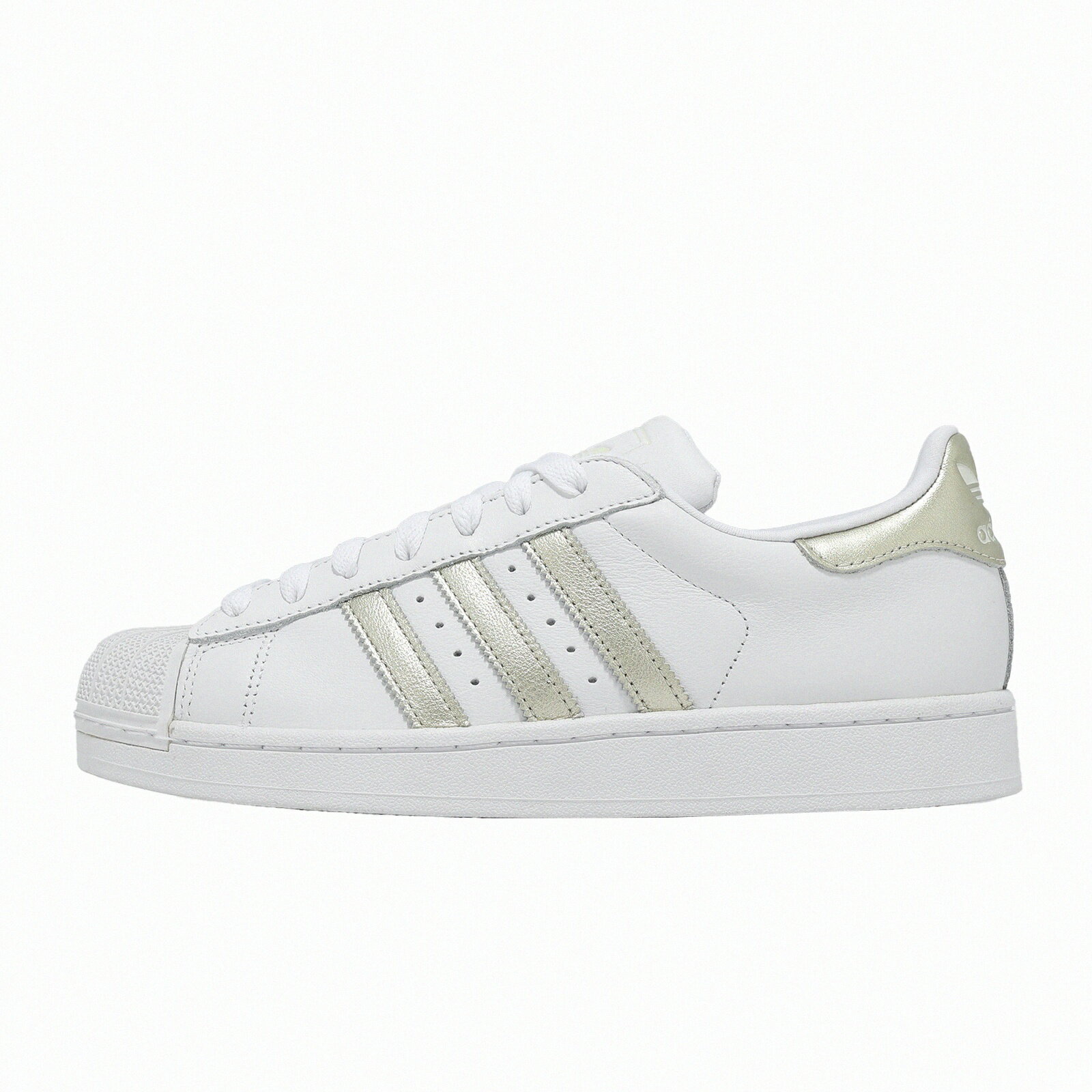 adidas 愛迪達 休閒鞋 Superstar II W 女鞋 白 金 復古 貝殼鞋 JQ6457