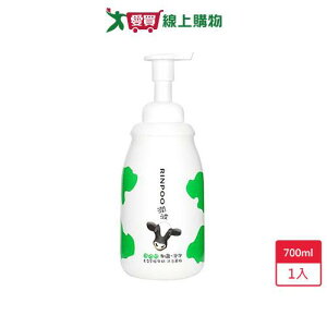 潤波1/2全脂牛奶制菌沐浴慕絲700ml【愛買】