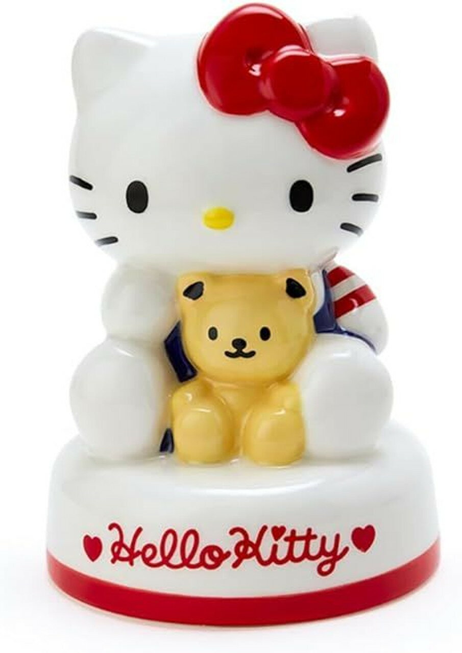 【震撼精品百貨】Hello Kitty 凱蒂貓~日本SANRIO三麗鷗 KITTY造型陶瓷存錢筒-復古*11642