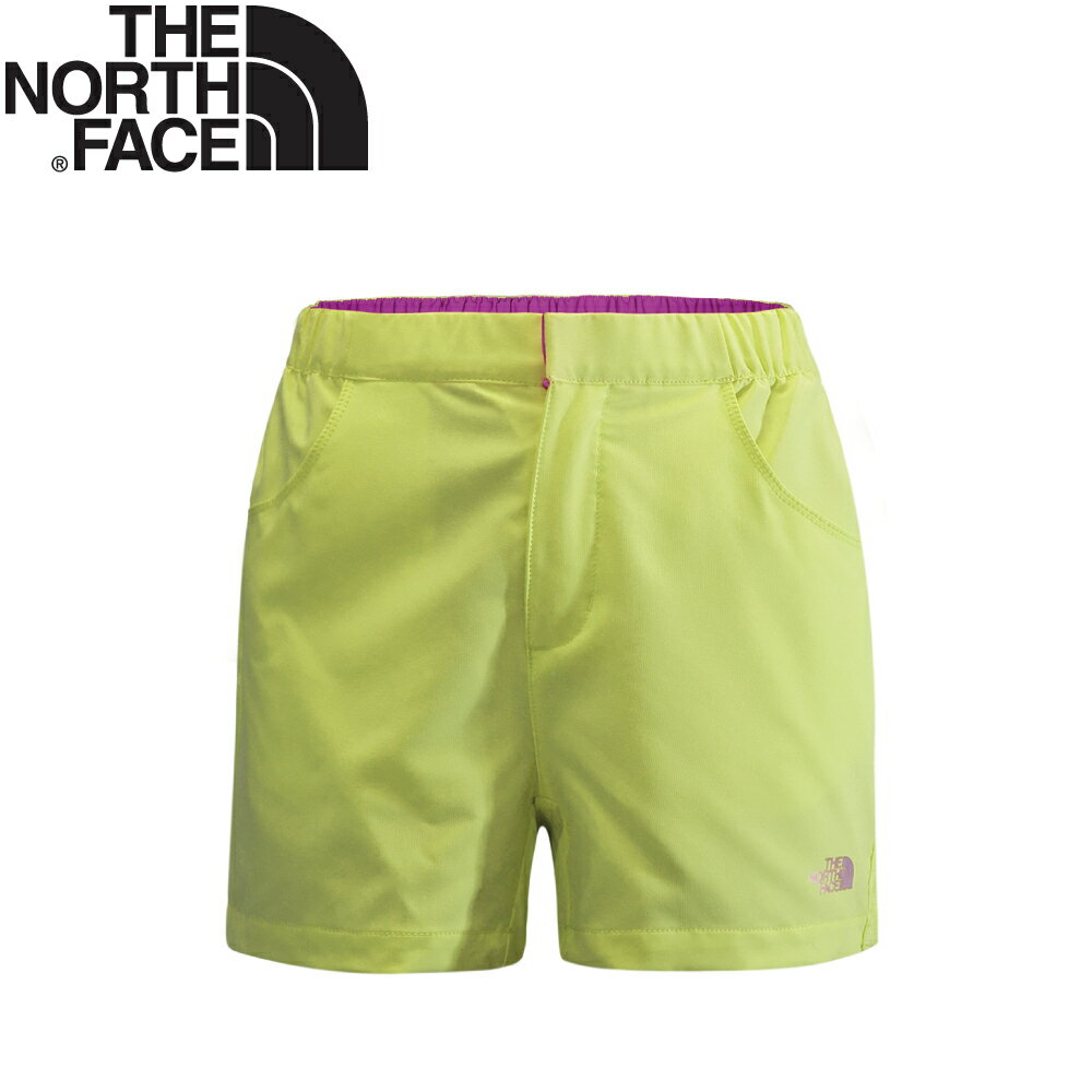 【The North Face 女 SCafe短褲 哈瑪奇黃】 NF00CZR4/短褲/休閒短褲