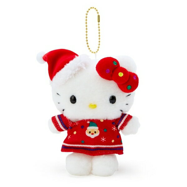 【震撼精品百貨】Hello Kitty 凱蒂貓~日本SANRIO三麗鷗 KITTY絨毛玩偶吊飾 (醜毛衣派對)*71086