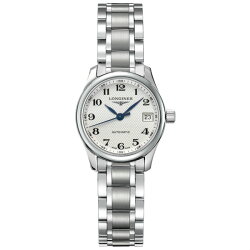 LONGINES 浪琴表 L21284786 巨擘優雅經典機械腕錶/白面25.5mm