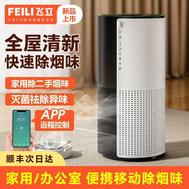 家用必備 空氣淨化器 空氣淨化機 室內淨化飛立寵物店除異味臺式空氣凈化器 吸附寵物浮毛等離子空氣消毒機