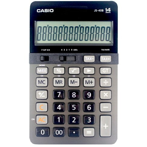 Js 40b CASIO JS-40B 頂級輕巧型 計算機 (14位)【APP滿額下單4%點數(單一帳號最高1000點)】7/31止 | 聯盟文具直營店 ...