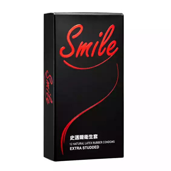 SMILE史邁爾 顆粒衛生套保險套 12入/盒【躍獅線上】