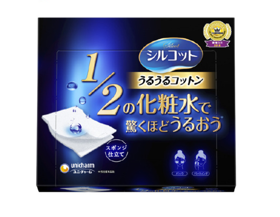 【預購】日本 Silcot 絲花 潤澤化妝棉 40片 超省1/2化妝水 卸妝棉 0