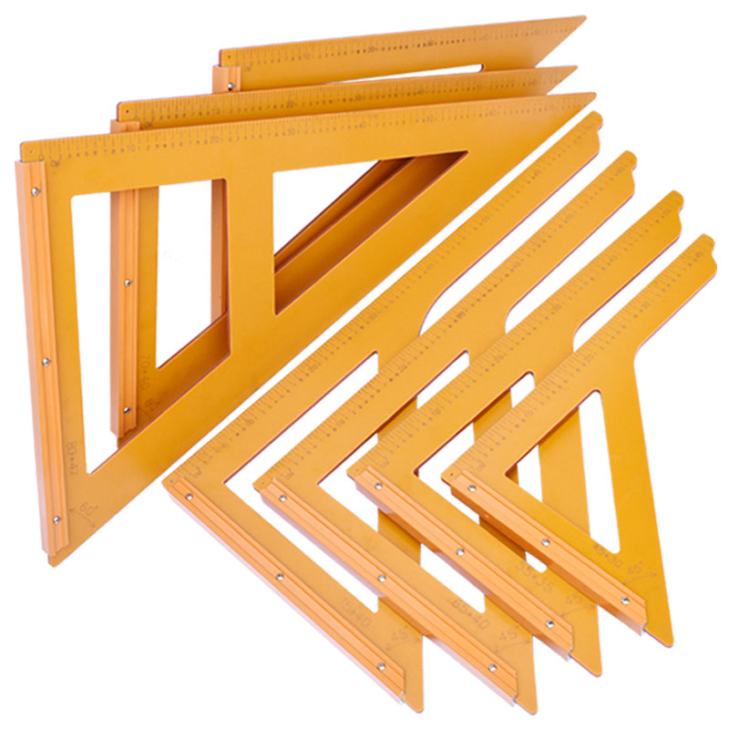 木工三角尺大號高精度加厚電木90度直角裝修裁板工具角尺三角板
