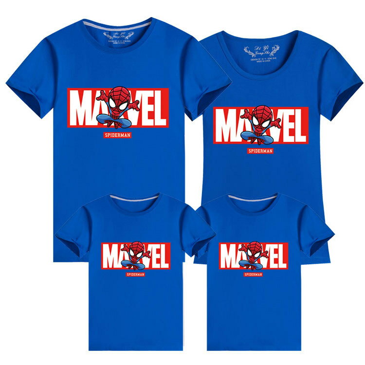 親子裝 純棉T恤 蜘蛛人短袖T恤 短T 全家福 團體服 童裝一家三口 一家四口 全家裝 母女裝 班服 櫻桃嚴選 4 親子裝 純棉T恤 蜘蛛人短袖T恤 短T 全家福 團體服 童裝一家三口 一家四口 全家裝 母女裝 班服 櫻桃嚴選 4