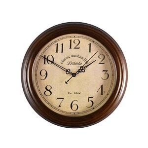 時鐘鐘錶裝潢掛鐘歐式實木現代簡約復古靜音鐘錶掛鐘客廳時鐘中式木質創意美式掛表
