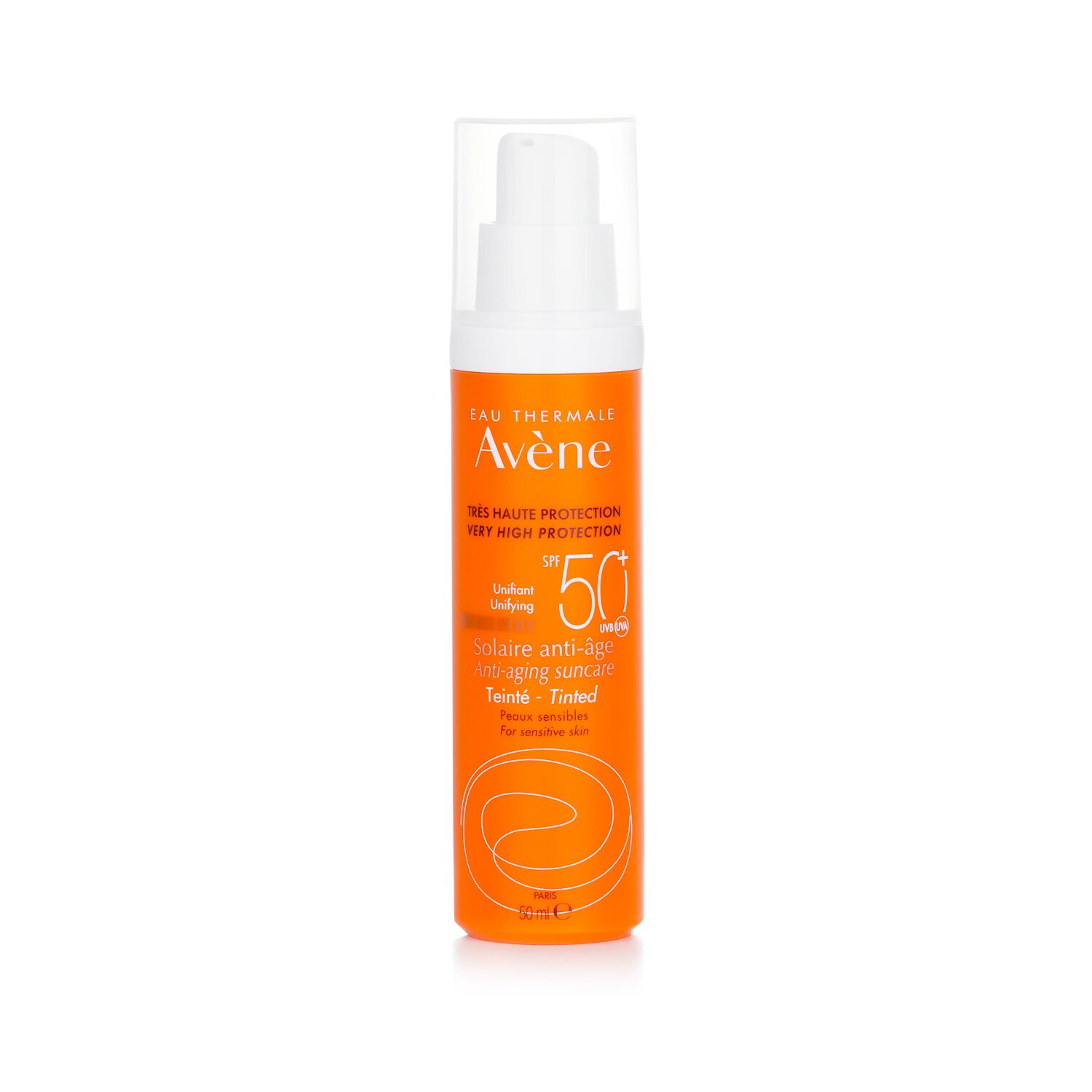雅漾 Avene - 非常高的保護 Unifying 有色抗衰老防曬霜 SPF 50 - 適合敏感肌膚