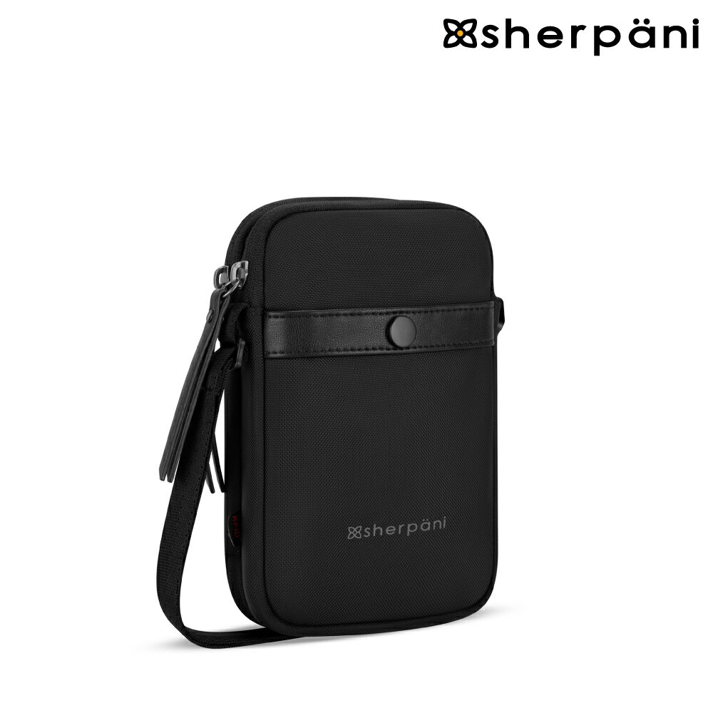 Sherpani 防盜多功能斜背包 Simplicity AT｜黑色Carbon