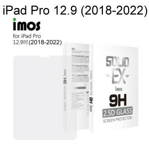 【iMOS】9H強化玻璃保護貼 Apple iPad Pro 12.9吋 (2018-2022) 平板