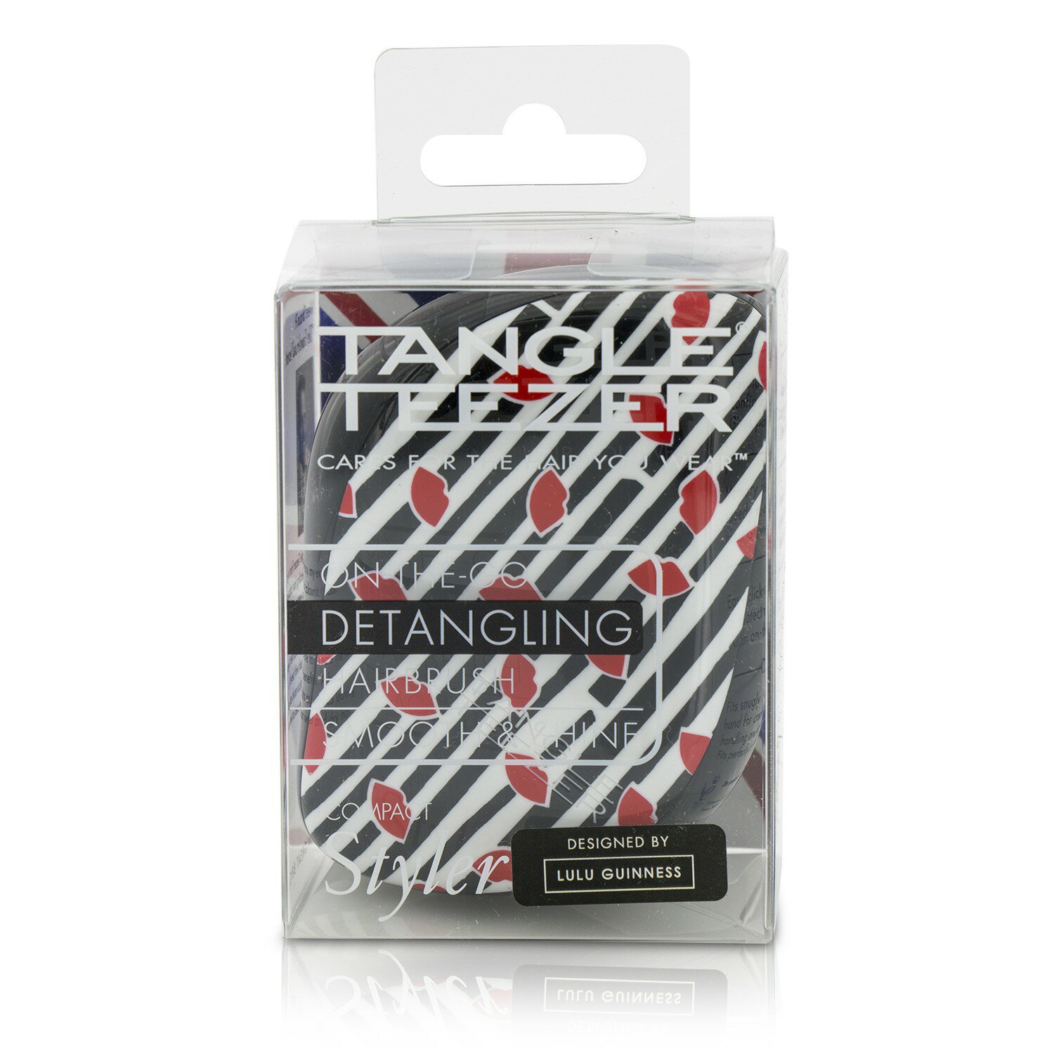 Tangle Teezer - 英國專利護髮梳 攜帶型順髮梳 Compact Styler On-The-Go Detangling Hair Brush - # Lulu Guinness