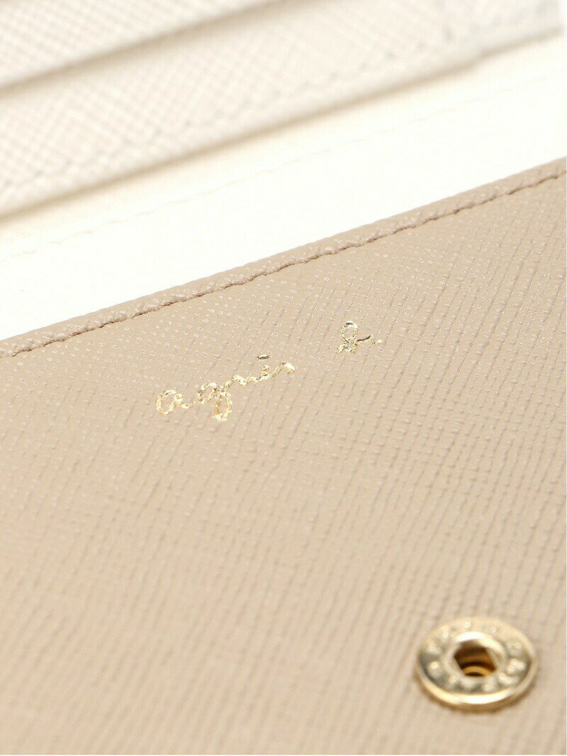 QAW05-01 錢包 agnes b. VOYAGE アニエスベー 財布・ポーチ・ケース 財布 ベージュ【送料無料】[Rakuten Fashion] 6