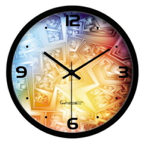 時鐘 藝術掛鐘-個性時尚炫彩靜音創意壁鐘3色72z20【獨家進口】【米蘭精品】