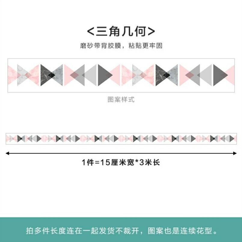 玻璃門貼紙創意腰線防撞條辦公室磨砂窗戶推拉門個性裝飾貼膜窗花