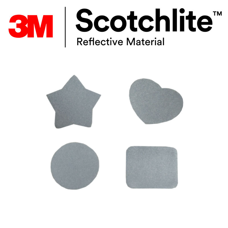 可水洗造型隨意反光貼紙 平滑面均用 3MScotchlite Safetylite