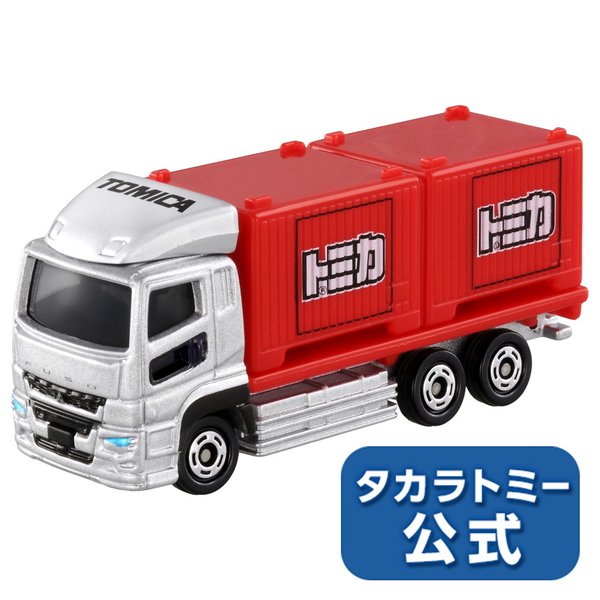 大賀屋 日貨 貨櫃車 多美小汽車 玩具車 小汽車 多美 85 三菱 TAKARA TOMY 正版 L00010906
