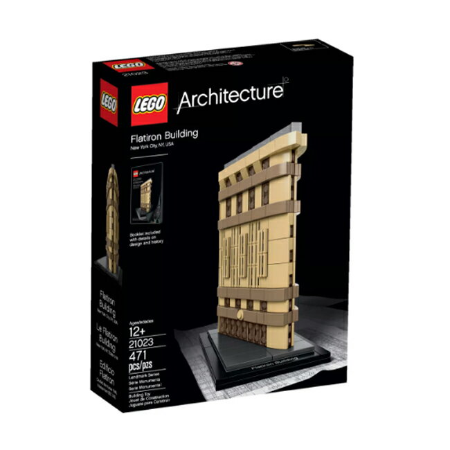 【LEGO 樂高積木】 ARCHITECTURE世界建築系列-紐約福勒熨斗大廈 LT-21023