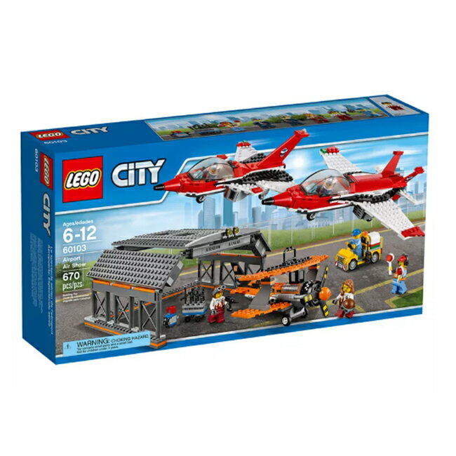 【LEGO 樂高積木】 City城市系列- 機場航空表演 LT-60103