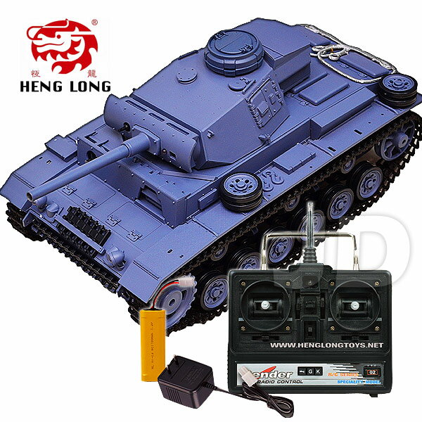 【Heng Long 恆龍遙控戰車】1:16 無線電德國Ⅲ號L型中型遙控冒煙坦克 (#3848-1)