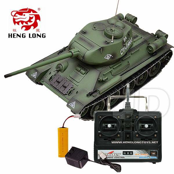 【Heng Long 恆龍遙控戰車】1:16 俄羅斯坦克T-34 (#3909-1)