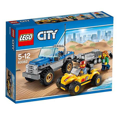 【LEGO樂高積木】City系列-城市沙灘吉普小拖車 LT 60082