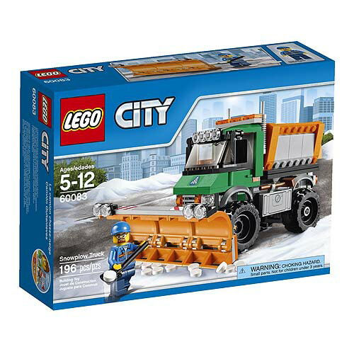 【LEGO 樂高積木】City系列-城市鏟雪卡車 LT-60083