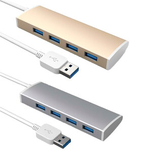 【易控王】USB 3.0 Hub 全金屬 超薄鋁合金 USB集線器 四孔HUB集線器(40-730)