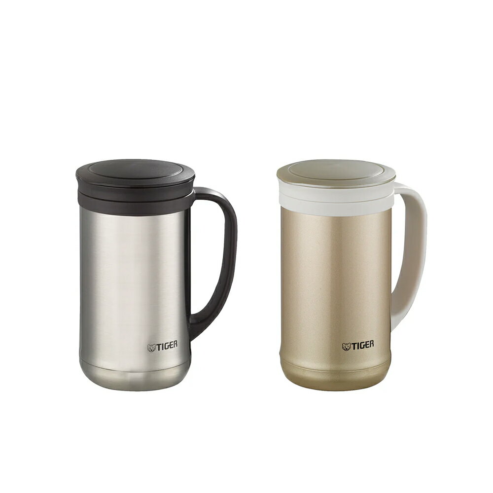 日本 TIGER 虎牌 茶濾網型 保溫保冷辦公杯 500ml /個 MCM-T050