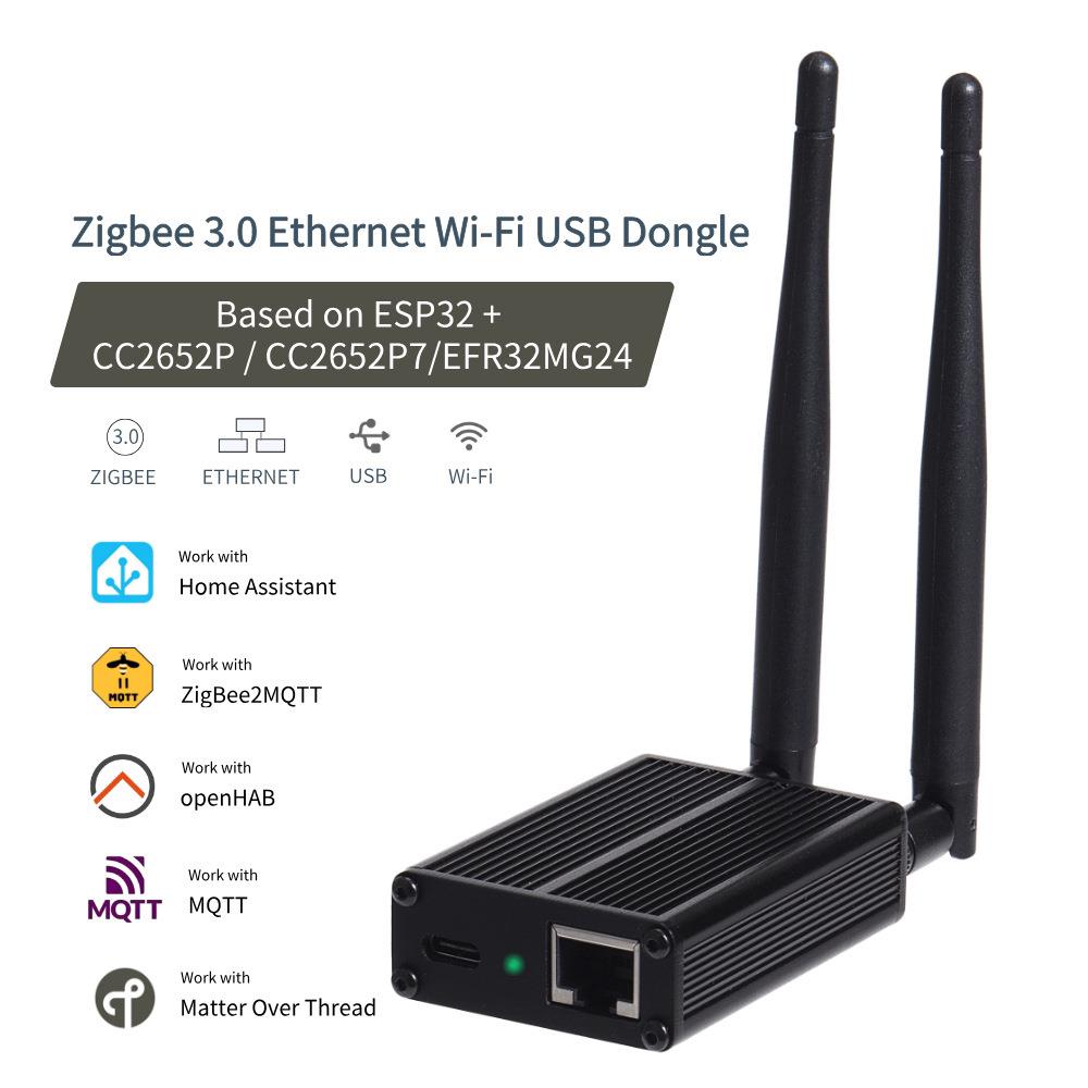 【全球優品匯】智能WIFI USB Dongle閘道器支持Zigbee/Thread Hub mqtt HA智能家居