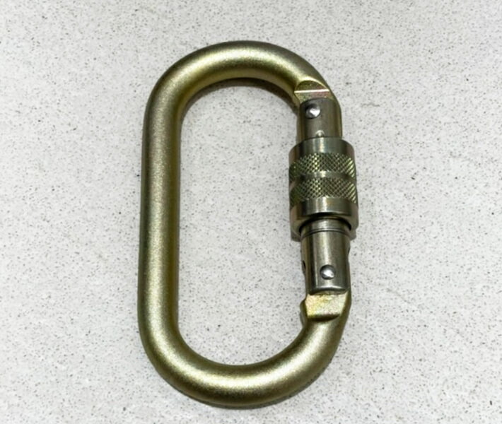 DMM 10mm Steel OVAL Screwgate Gold O型鉤環/高拉力O型環 C452 淡金色 4