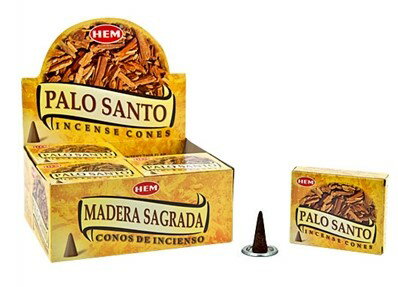 [綺異館] 印度香 聖木塔香 10入 /盒 淨化香 HEM palo Santo cone