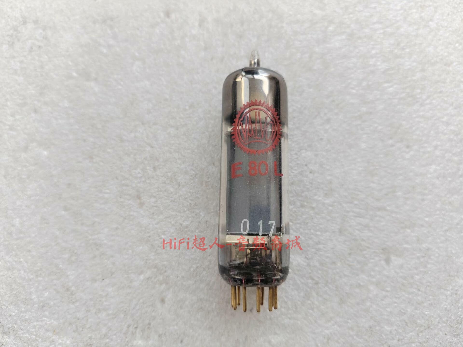 沃爾沃 紅字D環電子管 E80L 放大管 用測值良好 真空管 高音質 音響升級 收音機零件 音樂愛好者 一⽀裝【HiFi超人-音訊商城】