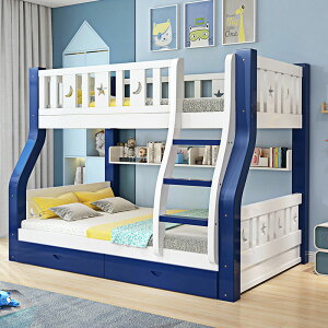 全實木高低子母床上下床雙層床上下鋪雙人床多功能兩層木床兒童床