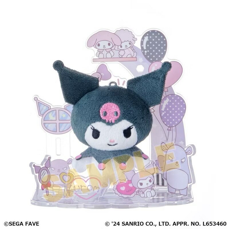 【震撼精品百貨】酷洛米 Kuromi~Sanrio 日本SANRIO三麗鷗 酷洛米絨毛壓克力*82058