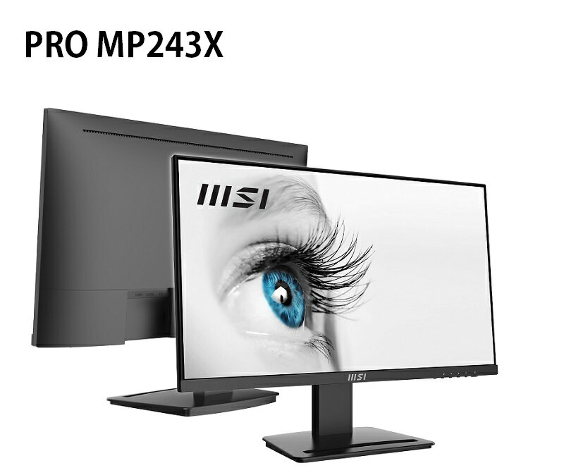 【最高現折268】MSI 微星 PRO MP243X 24型 FHD/HDMI/DP/喇叭/IPS 美型螢幕