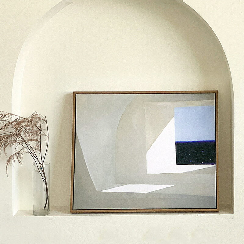 窗臺 現代簡約風客廳沙發背景墻裝飾畫北歐ins風掛畫治愈系風景畫