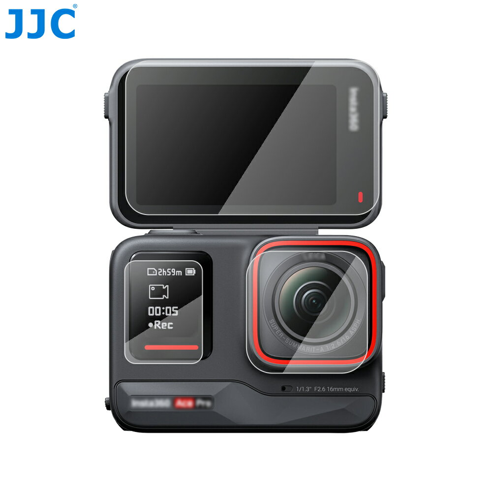 又敗家@JJC副廠insta360鋼化9H螢幕玻璃貼Ace Pro保護貼GSP-ACEPRO保護貼螢幕貼螢幕膜螢幕保護膜