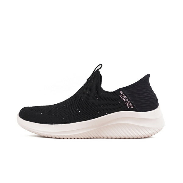 Skechers Ultra Flex 3.0 [149594BKRG] 女 健走鞋 步行 運動 休閒 亮片 套穿式 黑