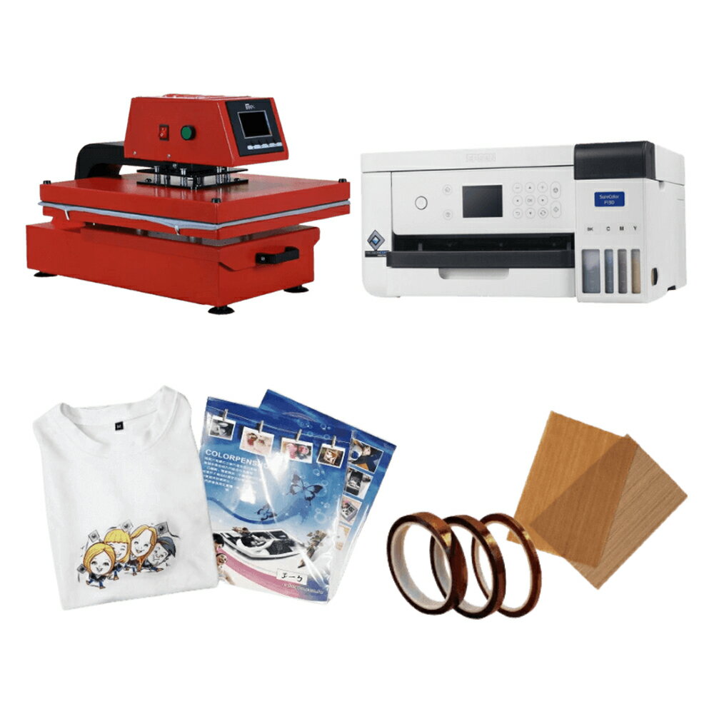 EPSON 熱昇華印表機+全自動電動平燙機套餐 / 組 F130+MODEL-A15