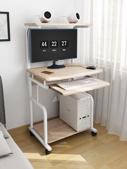 迷你電腦桌簡約現代書桌小戶型台式省臥室可移動桌子家用 交換禮物